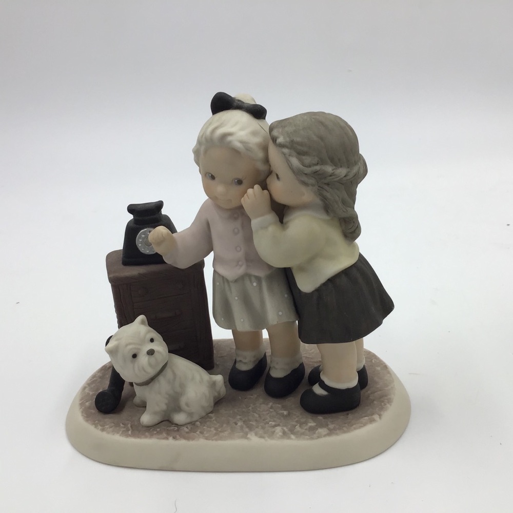 Kim Anderson Enesco 2000 Figurine Scottie Dog Girl